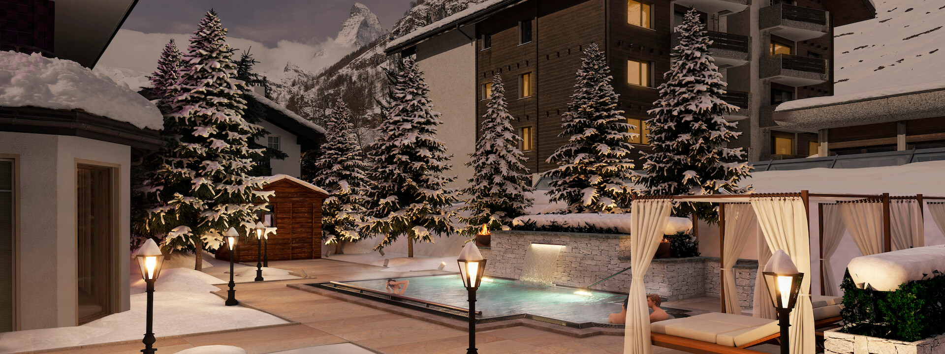 Erweiterung unserer Wellnessanlage im Le Mirabeau Resort & Spa, Zermatt
